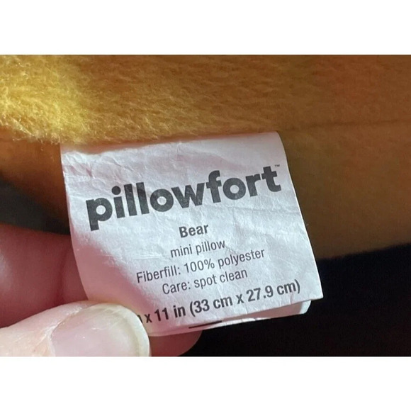 Pillowfort Bear Mini Pillow Plush‎ Stuffed Animal Toy 13” x 11” 2018 - Picture 5 of 7